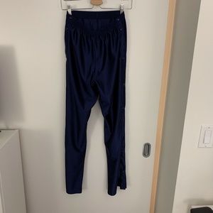 Blue Silky Basketball Tearaway Pants